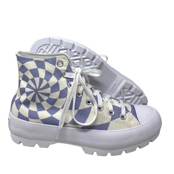 Converse Chuck Taylor Lugged Shoe Skate Canvas Women Casual Purple Candy A10019C - Picture 8 of 10